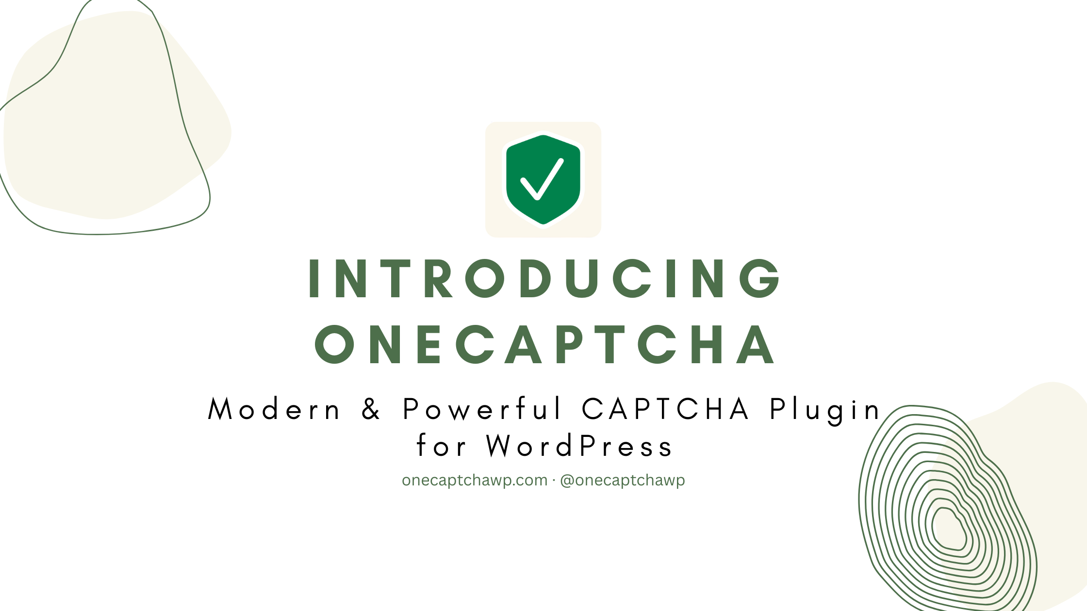 Introducing OneCaptcha